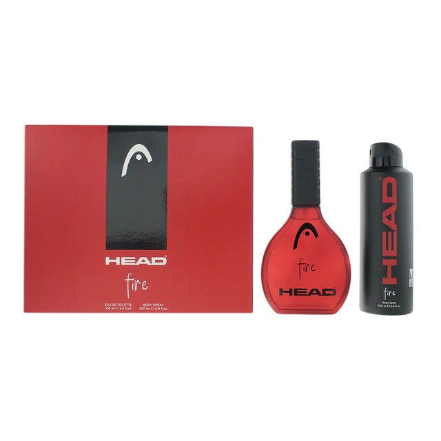 Set Head: Fire, Eau De Toilette, For Men, 100 ml + Fire, Deodorant Spray, For Men, 200 ml  Head - Nutra Best Bulgaria