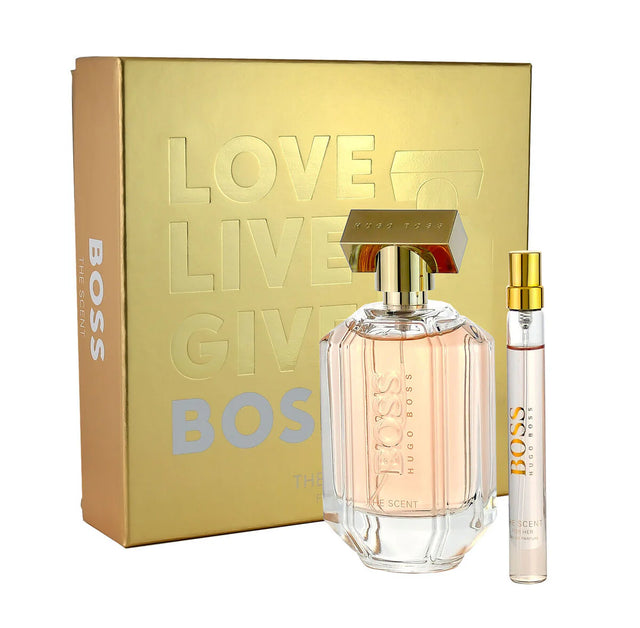 Set Hugo Boss: The Scent, Eau De Parfum, For Women, 100 ml + The Scent, Eau De Parfum, For Women, 10 ml  Hugo Boss - Nutra Best Bulgaria
