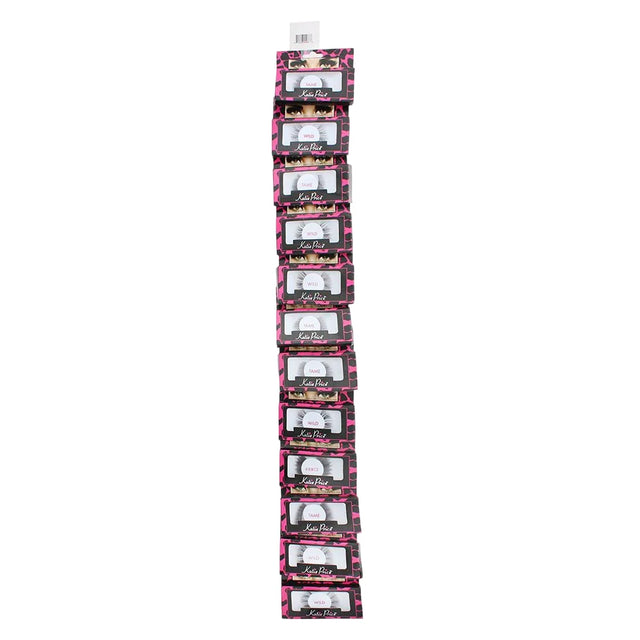 Set, Katie Price, Clip Strip, False Eyelashes, 12 pcs  Katie Price - Nutra Best Bulgaria