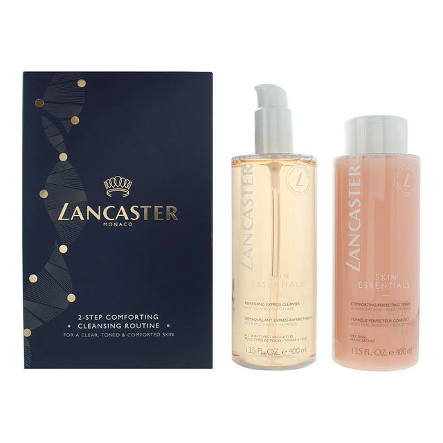 Set Lancaster: Skin Essentials, Vegan, Hydration and Soothing, Tonic Lotion, Face, 400 ml + Skin Essentials, Makeup Remover Lotion, 400 ml  Lancaster - Nutra Best Bulgaria