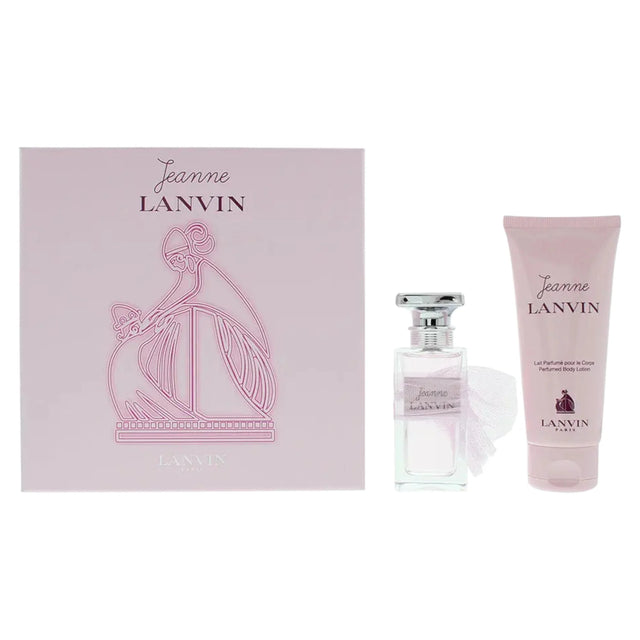 Set Lanvin: Jeanne Lanvin, Eau De Parfum, For Women, 50 ml + Jeanne Lanvin, Perfumed skin, Body Lotion, 100 ml  Lanvin - Nutra Best Bulgaria