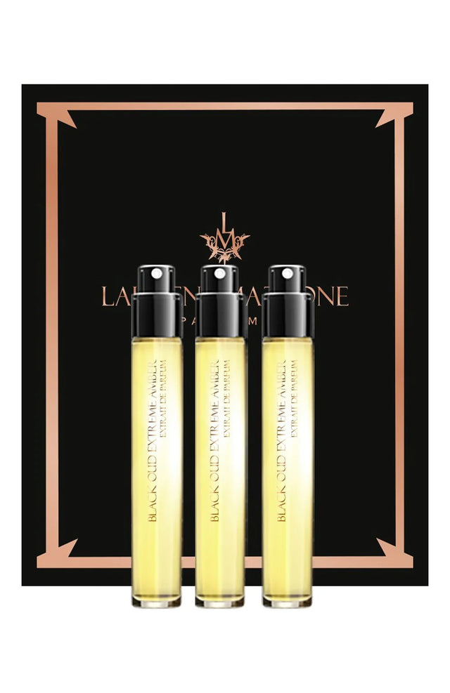 Set, Laurent Mazzone, Black Oud Extreme Amber, Extrait De Parfum, Unisex, 3 pcs, 15 ml  Laurent Mazzone - Nutra Best Bulgaria