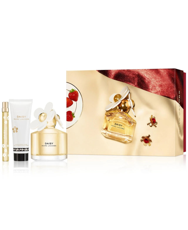 Set Marc Jacobs: Daisy, Eau De Toilette, For Women, 100 ml + Daisy, Eau De Toilette, For Women, 10 ml *Miniature + Daisy, Hydrating, Body Lotion, 75 ml  Marc Jacobs - Nutra Best Bulgaria