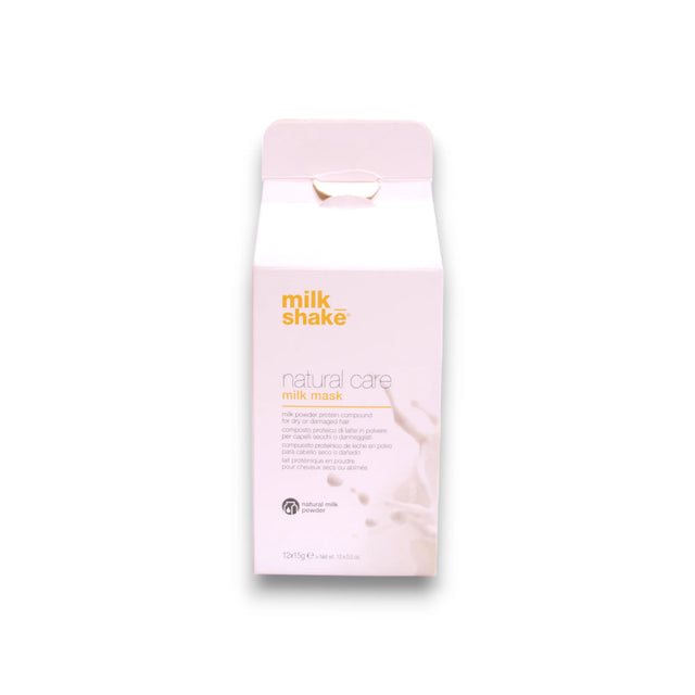 Set, Milk Shake, Natural Care, Powdered Milk, Hair Treatment Powder Mask, For Dry & Damaged Hair, 12 pcs, 15 g  Milk Shake - Nutra Best Bulgaria