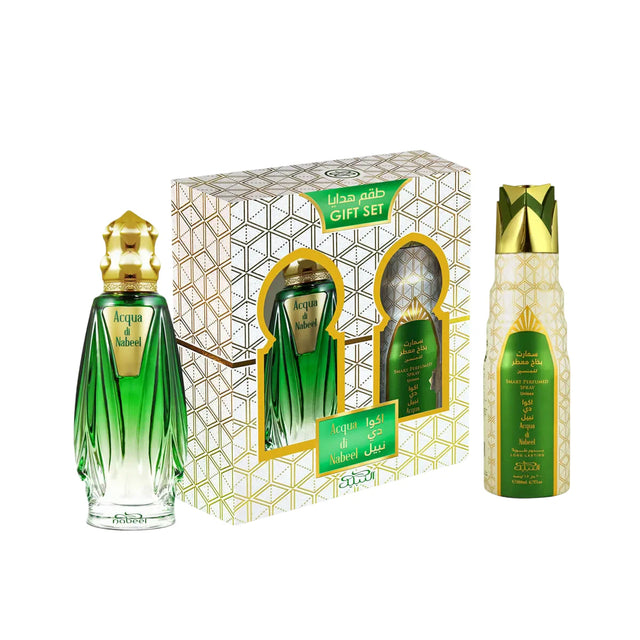 Set Nabeel: Acqua Di Nabeel Absolute, Eau De Parfum, Unisex, 100 ml + Acqua Di Nabeel, Deodorant Spray, For Women, 100 ml  Nabeel - Nutra Best Bulgaria