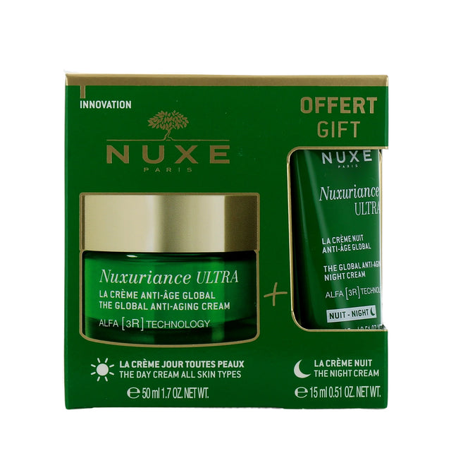 Set Nuxe: Nuxuriance Ultra, Anti-Ageing, Cream, For Face, 50 ml + Nuxuriance Ultra, Anti-Ageing, Night, Cream, For Face, 15 ml  Nuxe - Nutra Best Bulgaria