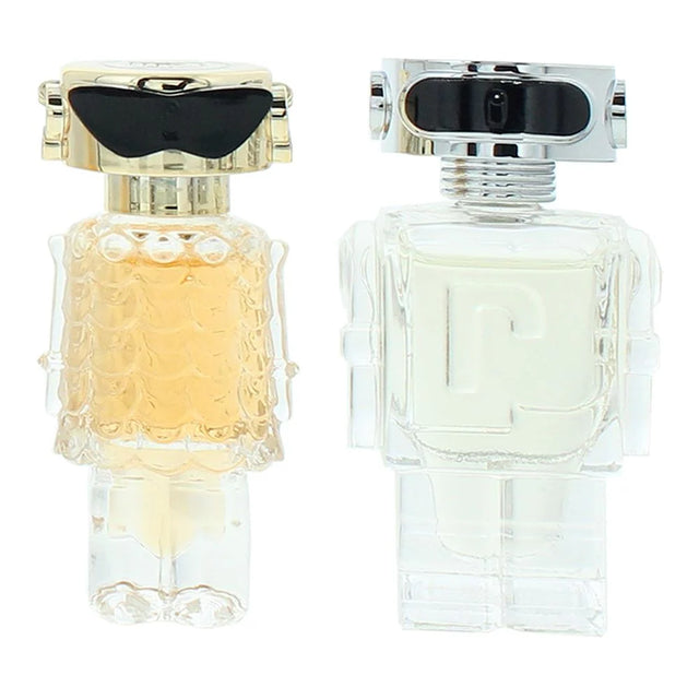 Set Paco Rabanne: Fame, Eau De Parfum, For Women, 4 ml *Miniature + Phantom, Eau De Toilette, For Men, 4 ml *Miniature  Paco Rabanne - Nutra Best Bulgaria