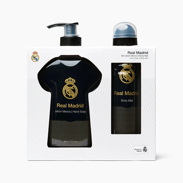 Set Real Madrid: Real Madrid, Liquid Soap, For Hands, 400 ml + Real Madrid, Scented Spray, For Men, 180 ml  Real Madrid - Nutra Best Bulgaria