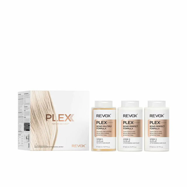 Set Revox B77: Plex Bond Step 1, Hair Cream Treatment, Bond Repair, 260 ml + Plex Bond Step 2, Hair Cream Treatment, Reconnects Bonds & Protect, 2 pcs, 260 ml  Revox B77 - Nutra Best Bulgaria