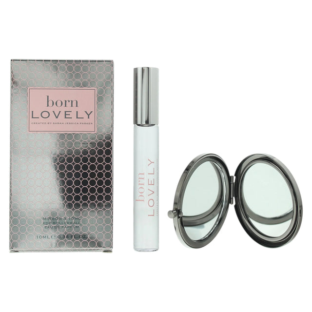 Set Sarah Jessica Parker: Born Lovely, Eau De Parfum, For Women, 10 ml *Miniature + Compact Mirror  Sarah Jessica Parker - Nutra Best Bulgaria