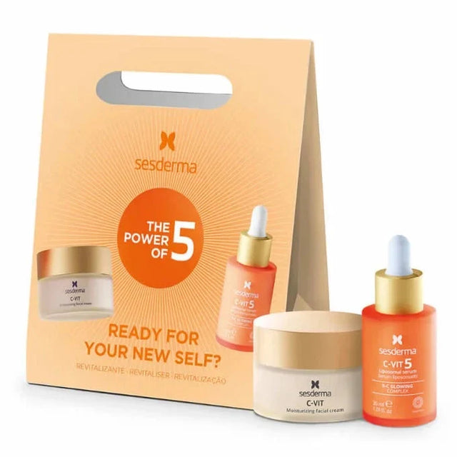 Set Sesderma: Vitamin C, Antioxidant, Cream, For Face, 50 ml + Vitamin C, Antioxidant, Serum, For Face, 30 ml  Sesderma - Nutra Best Bulgaria