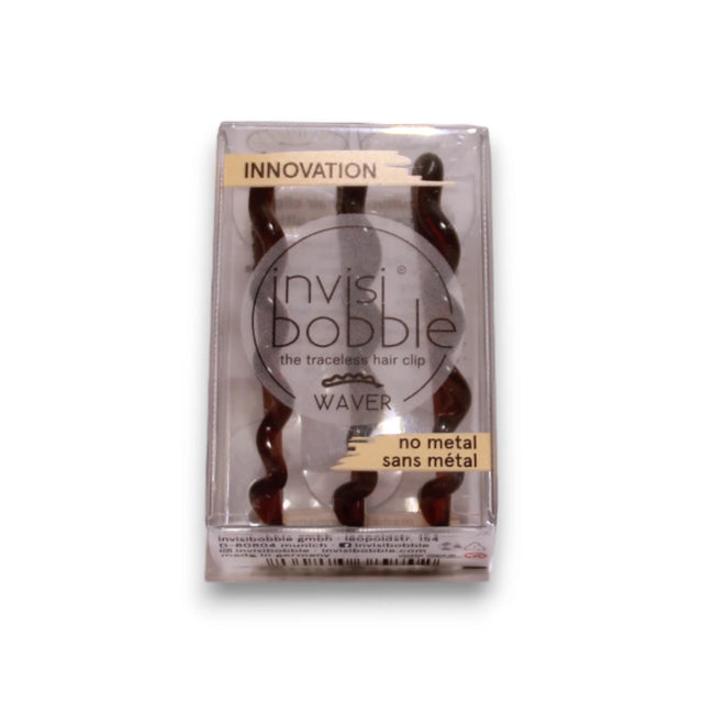 Set Trio, InvisiBobble, Waves, Hair Clip, Pretty Dark, 3 pcs  InvisiBobble - Nutra Best Bulgaria