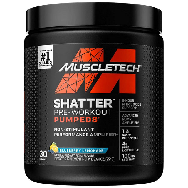 Shatter Pumped8 / Stimulant-Free Pre-Workout - 270 грама  MuscleTech - Nutra Best Bulgaria