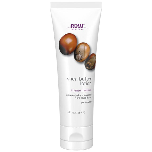 Shea Butter Lotion | Paraben Free - 118 мл  NOW Foods - Nutra Best Bulgaria