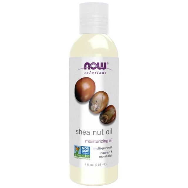 Shea Nut Oil | Pure Moisturizing Oil - 118 мл  NOW Foods - Nutra Best Bulgaria