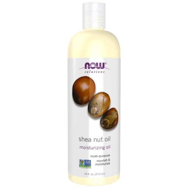 Shea Nut Oil | Pure Moisturizing Oil - 473 мл  NOW Foods - Nutra Best Bulgaria