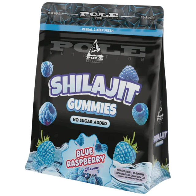 Shilajit Gummies 600 mg - 60 желирани бонбони  Pole Nutrition - Nutra Best Bulgaria