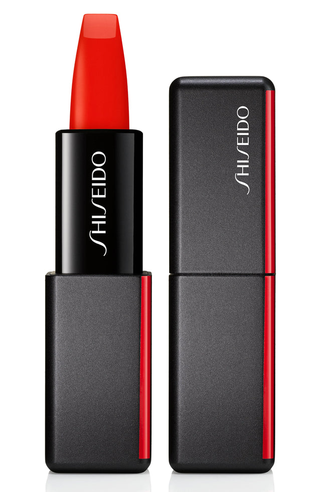 Shiseido, Modern Matte Powder, Matte, Cream Lipstick, 509, Flame, 4 g  Shiseido - Nutra Best Bulgaria