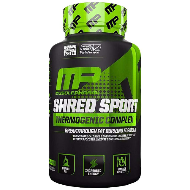Shred Sport 60 капсули  Muscle Pharm - Nutra Best Bulgaria