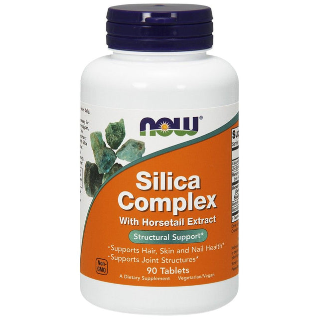 Silica Complex 500 mg - 90 Таблетки  NOW Foods - Nutra Best Bulgaria