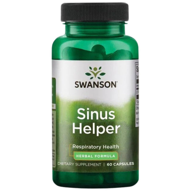 Sinus Helper | Respiratory Health 60 капсули  Swanson - Nutra Best Bulgaria