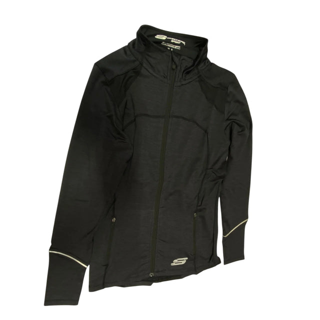 Skechers, Leia Mari, Sports Women Synthetic Jacket, Black, Size 10  Skechers - Nutra Best Bulgaria