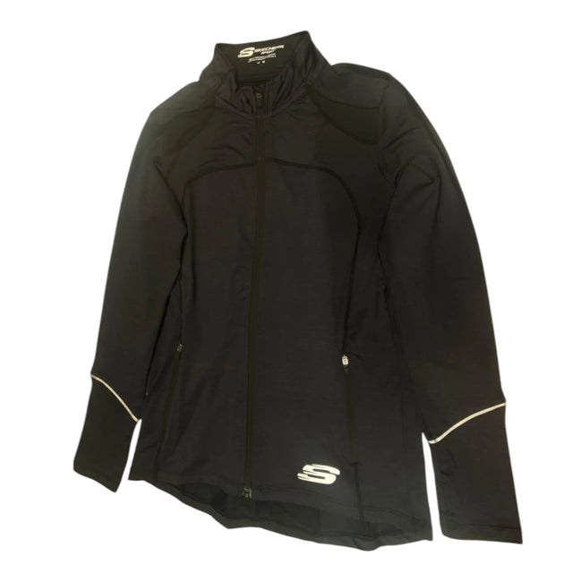 Skechers, Leia Mari, Sports Women Synthetic Jacket, Black, Size 12  Skechers - Nutra Best Bulgaria