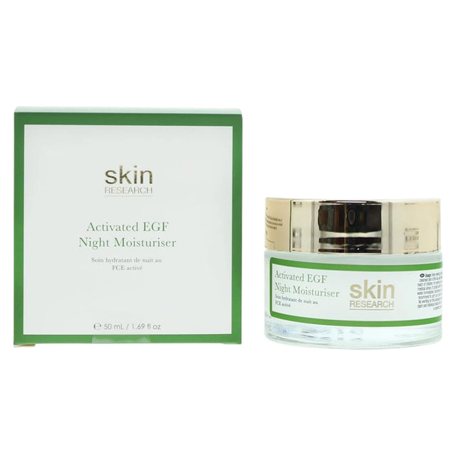 Skin Research, Advanced Epidermal Growth Factor, Hydrating, At Night, Cream, For Face, 50 ml  Skin Research - Nutra Best Bulgaria