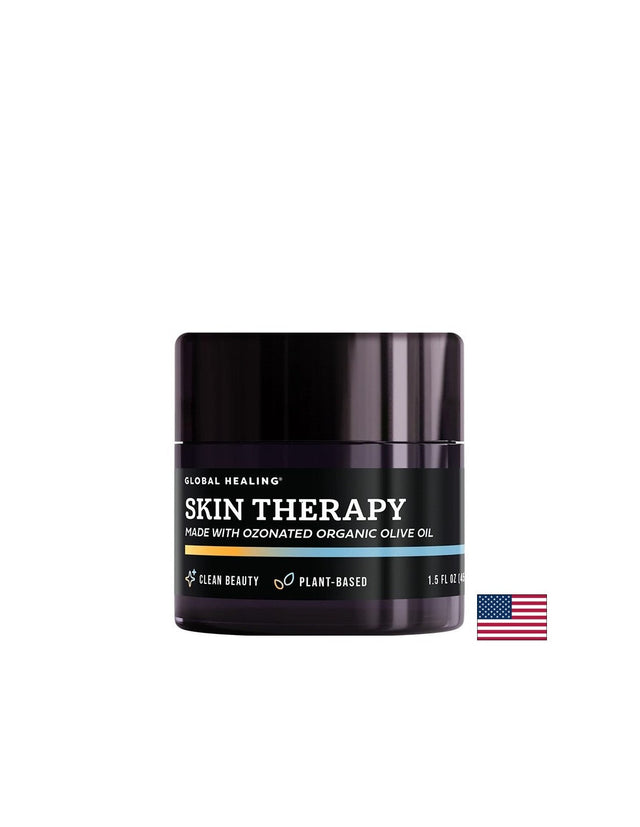 Крем за лице с озонирано маслиново масло Skin Therapy (органик), 45 ml  Global Healing - Nutra Best Bulgaria