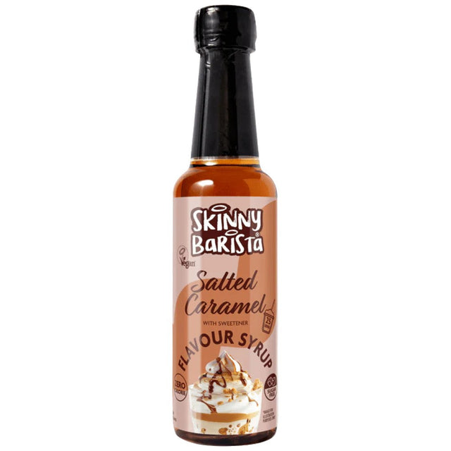 Skinny Barista Zero Calorie Coffee Syrup | Salted Caramel - 1000 мл  Skinny Food Co - Nutra Best Bulgaria