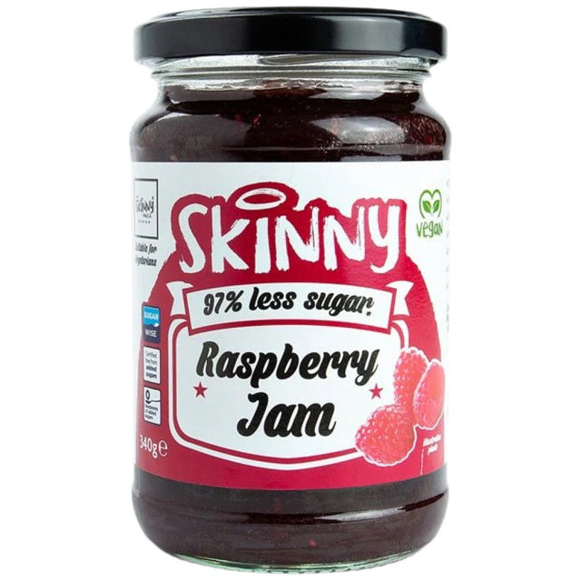 Skinny Jam | Raspberry - 340 грама  Skinny Food Co - Nutra Best Bulgaria