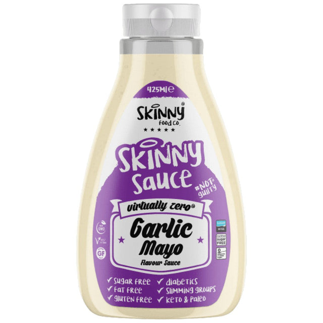 Skinny Sauce | Garlic & Mayonnaise - 425 мл  Skinny Food Co - Nutra Best Bulgaria