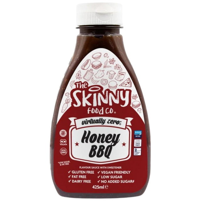 Skinny Sauce | Honey BBQ - 425 мл  Skinny Food Co - Nutra Best Bulgaria