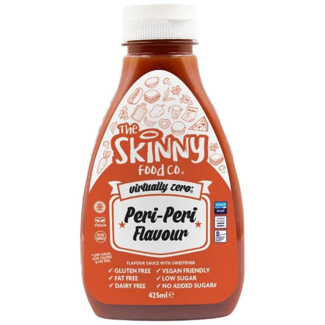 Skinny Sauce | Peri Peri Hot - 425 мл  Skinny Food Co - Nutra Best Bulgaria