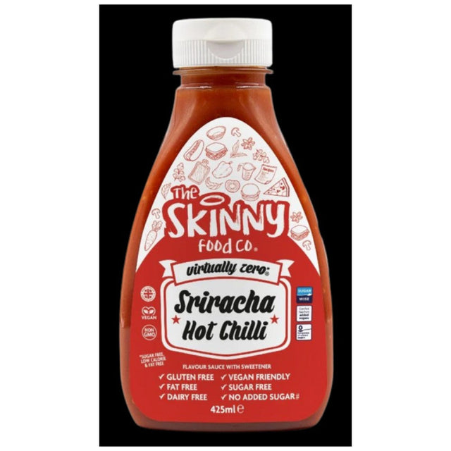 Skinny Sauce | Sriracha Hot Chilli - 425 мл  Skinny Food Co - Nutra Best Bulgaria