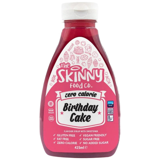 Skinny Syrup | Birthday Cake - 425 мл  Skinny Food Co - Nutra Best Bulgaria