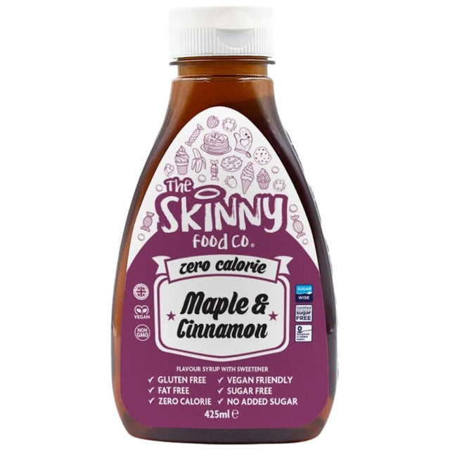 Skinny Syrup | Maple & Cinnamon - 425 мл  Skinny Food Co - Nutra Best Bulgaria