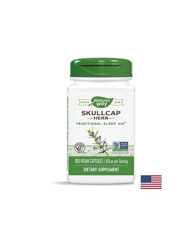 Skullcap Herb / Шлемник (билка) 425 mg х 100 капсули Nature’s Way  Nature’s Way - Nutra Best Bulgaria