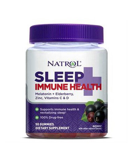 Sleep + Immune Health / 50 Gummies  Natrol - Nutra Best Bulgaria