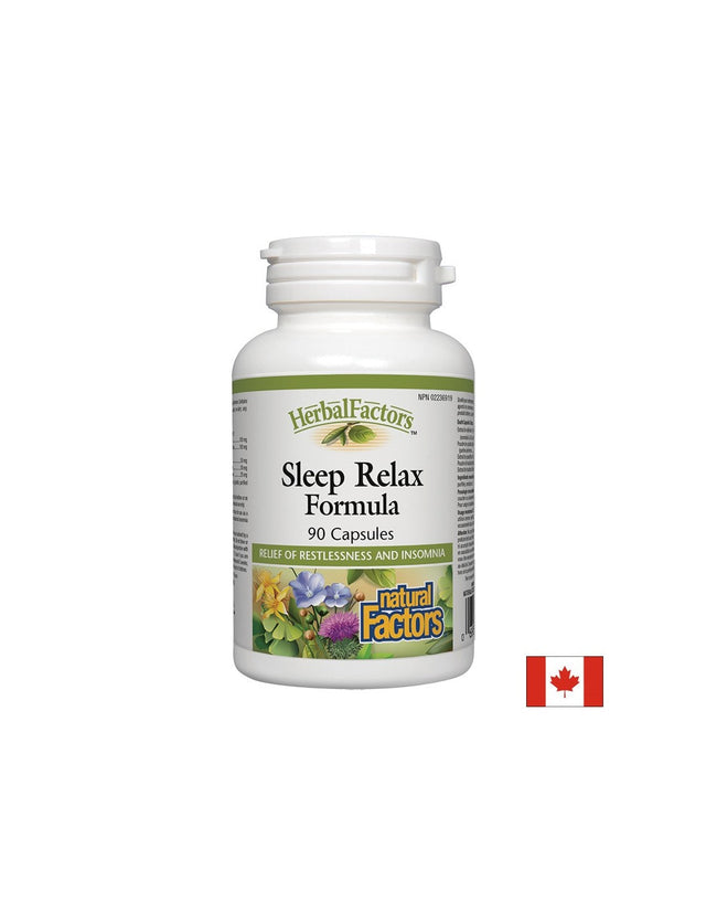 Sleep Relax Formula 325 mg - 90 капсули  Natural Factors - Nutra Best Bulgaria