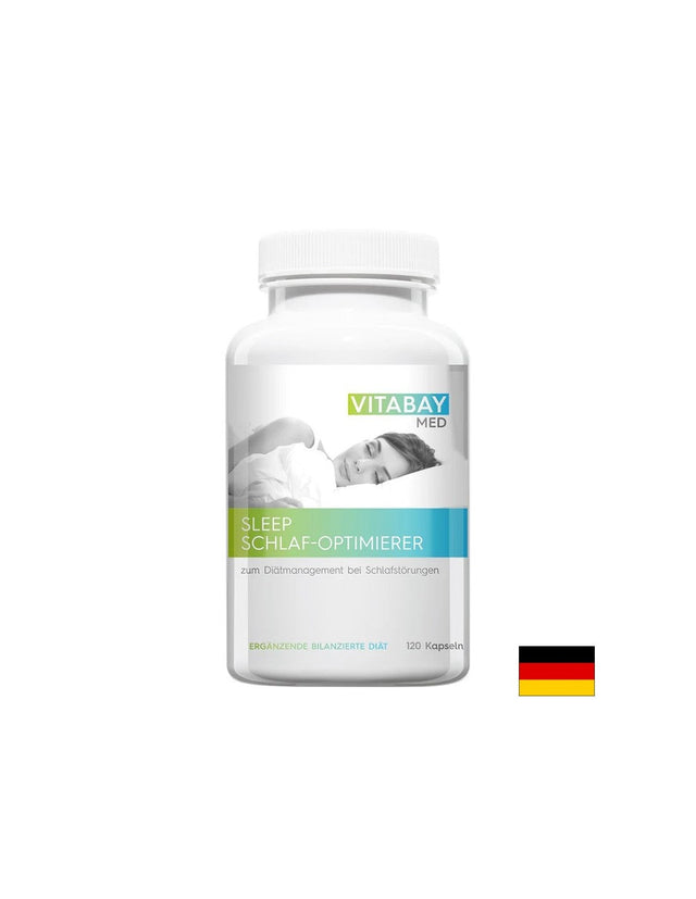 Стрес и добро настроение - Маточина Sleep Schlaf Optimizer MED®, 300 mg х 120 V капсули  Vitabay - Nutra Best Bulgaria