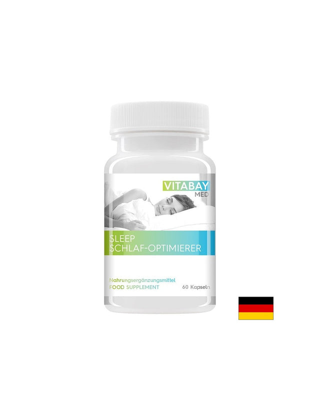 Стрес и безсъние - Маточина Sleep Schlaf Optimizer MED, 60 V капсули  Vitabay - Nutra Best Bulgaria