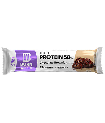 Slim 50% High Protein Bar - 50 грама  Born Winner - Nutra Best Bulgaria