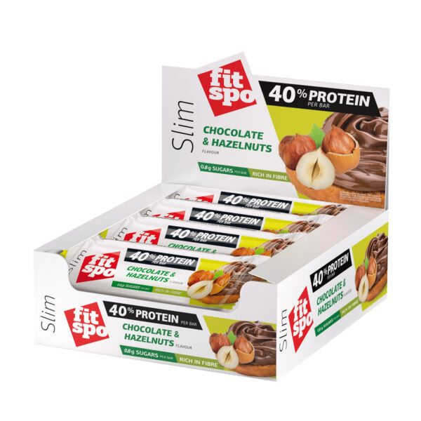 Slim Bar Лешник - 12 x 50 грама  FitSpo - Nutra Best Bulgaria