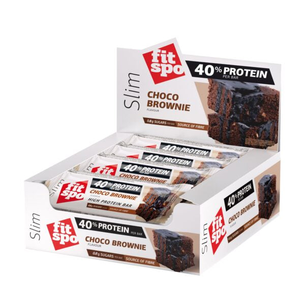 Slim Bar Брауни - 12 x 50 грама  FitSpo - Nutra Best Bulgaria