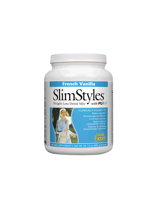 SlimStyles with PGX - 800 грама  Natural Factors - Nutra Best Bulgaria
