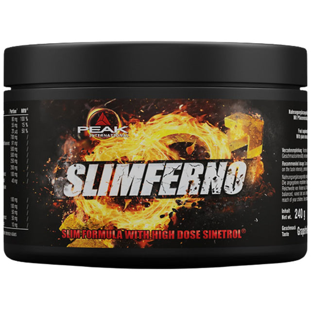Slimferno | Thermogenic Burner Powder - 240 грама  PEAK - Nutra Best Bulgaria