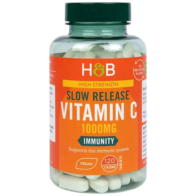 Slow Release Vitamin C 1000 mg - 120 Таблетки  Holland and Barrett - Nutra Best Bulgaria
