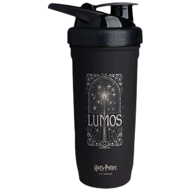 Smart Reforce Stainless Steel Shaker | Harry Potter - Lumos - 900 мл  SmartShake - Nutra Best Bulgaria