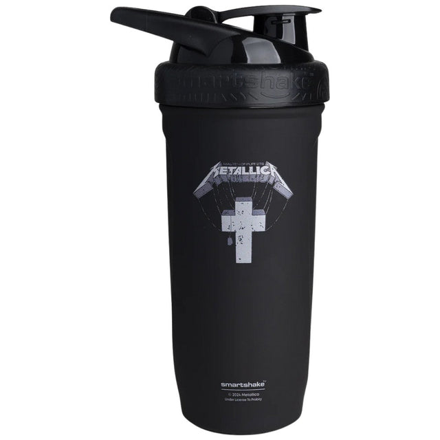 Smart Reforce Stainless Steel Shaker | Metallica Master of Puppets - 900 мл  SmartShake - Nutra Best Bulgaria